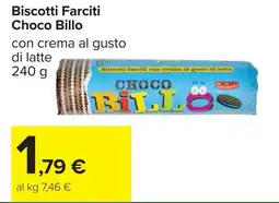 Carrefour Biscotti Farciti Choco Billo offerta