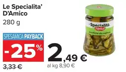 Carrefour Le Specialita' D'Amico offerta