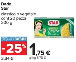 Carrefour Dado Star offerta