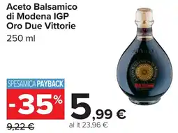 Carrefour Aceto Balsamico di Modena IGP Oro Due Vittorie offerta