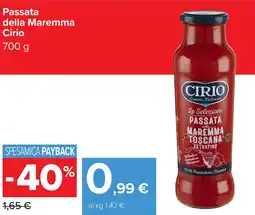 Carrefour Passata della Maremma Cirio offerta