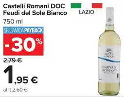 Carrefour Castelli Romani DOC Feudi del Sole Bianco offerta