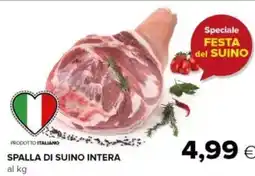 Oasi Spalla di suino intera al kg offerta