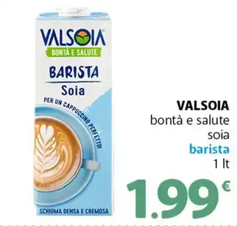VALSOIA bontà e salute soia barista