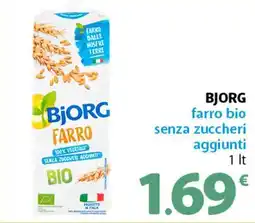 Famila Superstore BJORG farro bio senza zuccheri aggiunti offerta