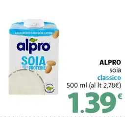 Famila Superstore ALPRO soia classico offerta