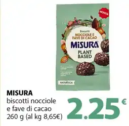 Famila Superstore MISURA biscotti nocciole e fave di cacao offerta