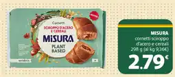 Famila Superstore MISURA cornetti sciroppo d'acero e cereali offerta