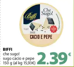 Famila Superstore BIFFI che sugo! sugo cacio e pepe offerta