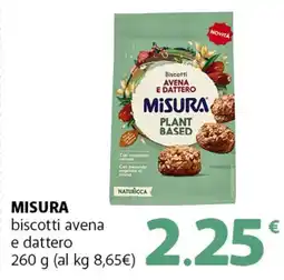 Famila Superstore MISURA biscotti avena e dattero offerta