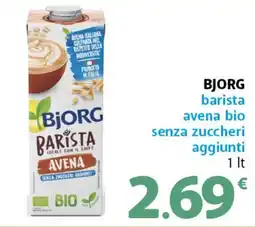 Famila Superstore BJORG barista avena bio senza zuccheri aggiunti offerta
