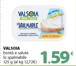 Famila Superstore VALSOIA bontà e salute lo spalmabile offerta