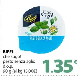 Famila Superstore BIFFI che sugo! pesto senza aglio d.o.p. offerta