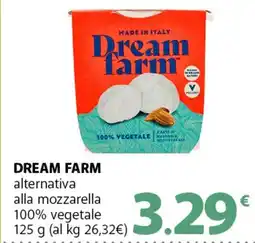 Famila Superstore DREAM FARM alternativa alla mozzarella 100% vegetale offerta