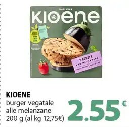 Famila Superstore KIOENE burger vegatale alle melanzane offerta