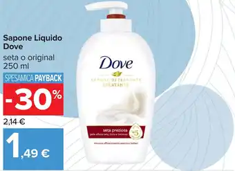 Carrefour Sapone Liquido Dove offerta