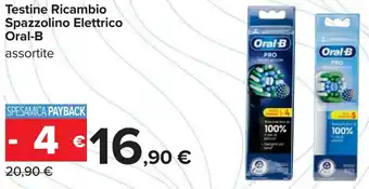 Testine Ricambio Spazzolino Elettrico Oral-B