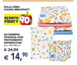 Esselunga Tovaglia con trattamento antimacchia offerta