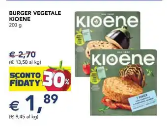 Esselunga Burger Vegetale Kioene offerta