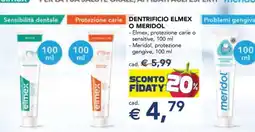Esselunga Dentifricio Elmex o Meridol offerta