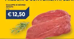 Esselunga SCALOPPE DI BOVINO ADULTO offerta