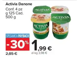 Carrefour ACTIVIA DANONE offerta