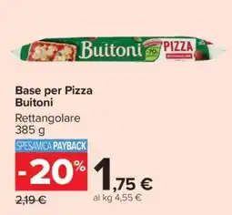 Carrefour Base per Pizza Buitoni offerta