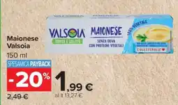 Carrefour Maionese Valsoia offerta