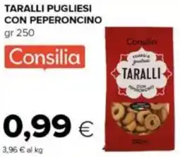 Tigre Taralli pugliesi con peperoncino CONSILIA offerta