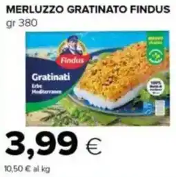 Tigre Merluzzo gratinato FINDUS offerta