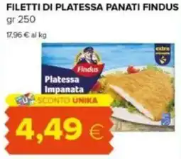 Tigre Filetti di platessa panati FINDUS offerta