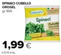 Tigre Spinaci cubello OROGEL offerta