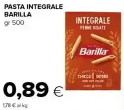 Tigre Pasta integrale BARILLA offerta