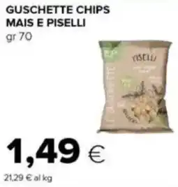 Tigre Guschette chips mais e piselli offerta