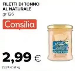 Tigre Filetti di tonno al naturale CONSILIA offerta