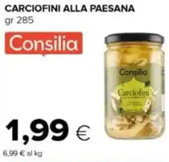 Tigre Carciofini alla paesana CONSILIA offerta