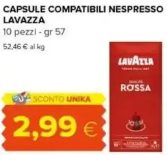 Capsule compatibili nespresso LAVAZZA