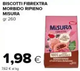 Tigre Biscotti fibrextra morbido ripieno MISURA offerta