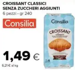Tigre Croissant classici senza zuccheri aggiunti CONSILIA offerta