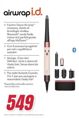 Trony dyson airwrap i.d. offerta
