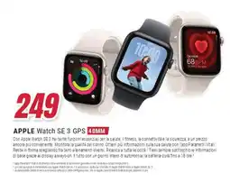 Trony APPLE Watch SE 3 GPS 40MM offerta