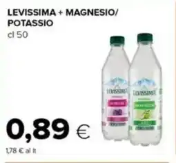Tigre Levissima + magnesio/ potassio offerta