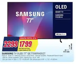 Trony SAMSUNG TV OLED 77" QE77S85FAEXZT offerta