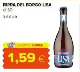 Tigre Birra del borgo LISA offerta