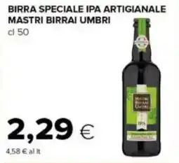 Tigre Birra speciale ipa artigianale MASTRI BIRRAI UMBRI offerta