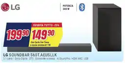 Trony LG SOUNDBAR S60T.AEUSLLK offerta