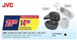 Trony JVC AURICOLARI TWS HA-A3T -HA-A6T offerta