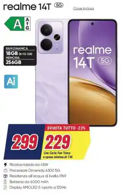Trony realme 14T 5G offerta