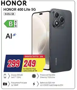 Trony HONOR 400 Lite 5G offerta