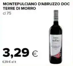 Tigre Montepulciano d'abruzzo doc TERRE DI MORRO offerta